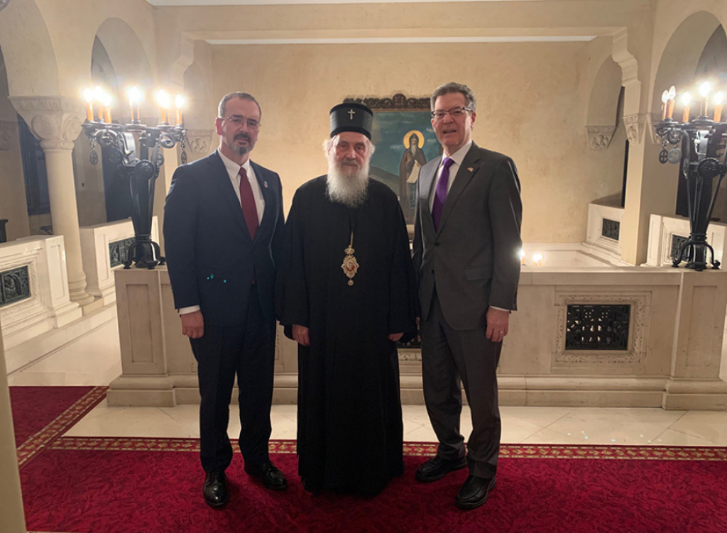 Patrijarh sa ambasadorima SAD