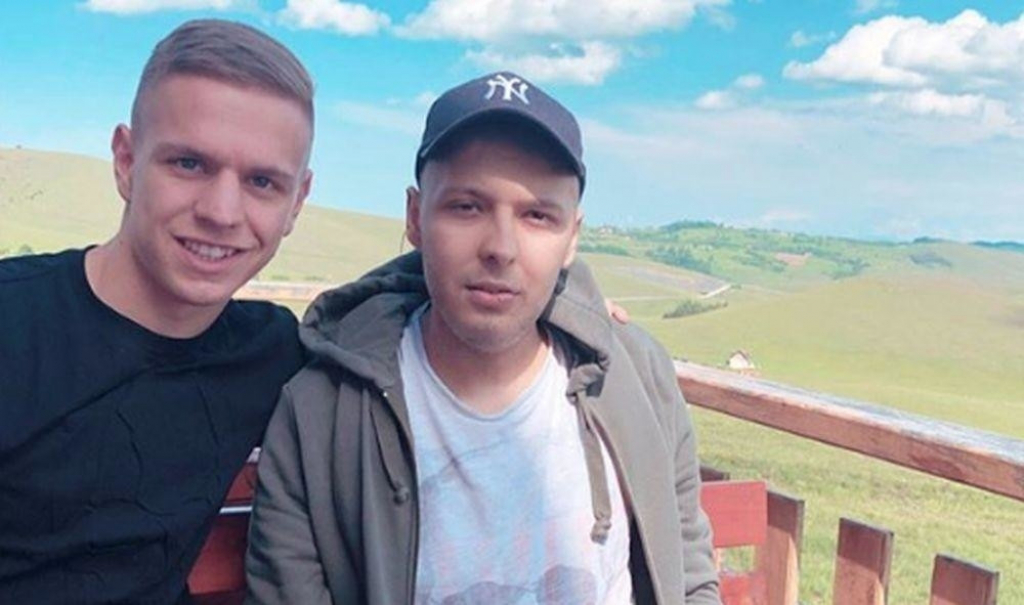 Nikola Čumić sa bratom