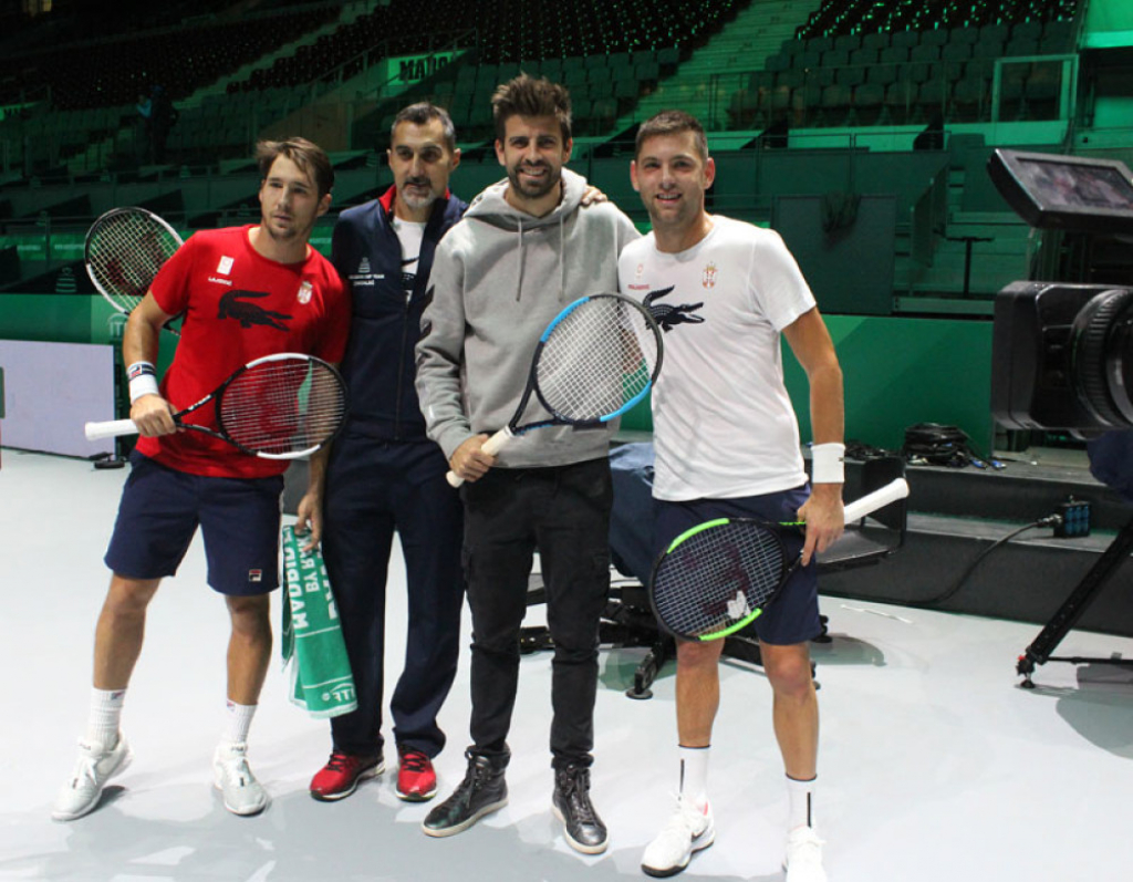 Pike u poseti teniskoj reprezentaciji