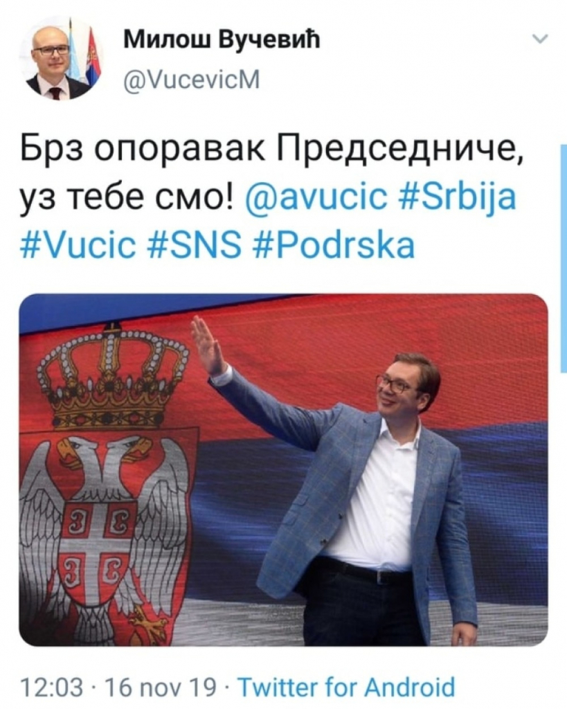 Podrška Vučiću