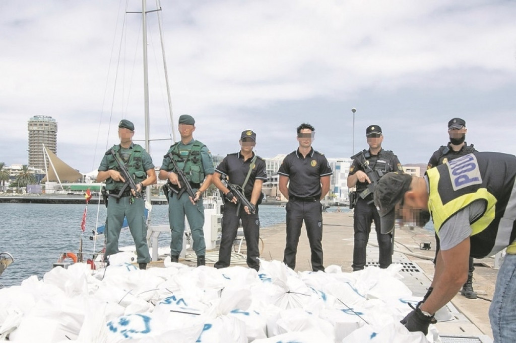 Zaplena kokaina kod Kanarskih ostrva