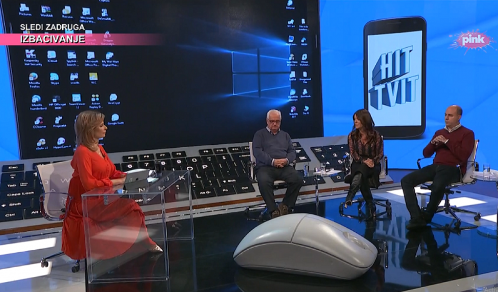 Verica Bradić, voditeljka Hit Tvita