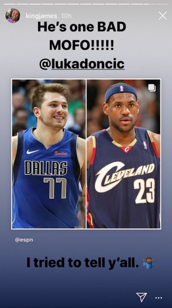 Lebron Džejms stori