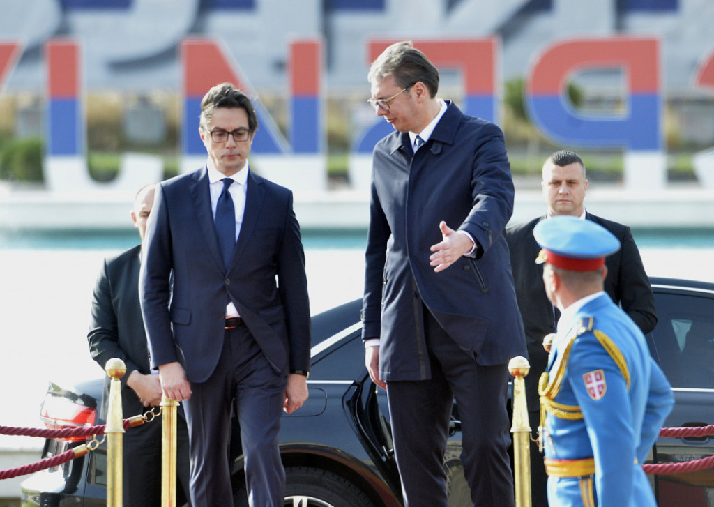 Aleksandar Vučić i Stevo Pendarovski