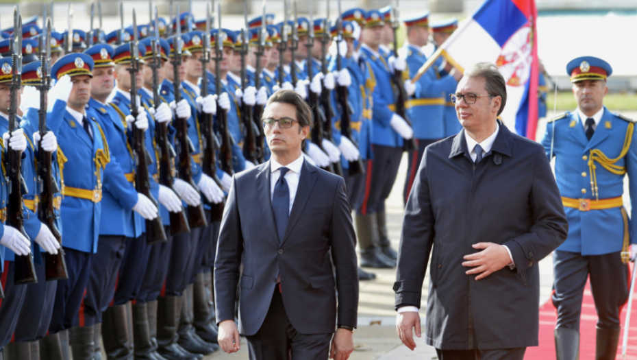 Aleksandar Vučić i Stevo Pendarovski