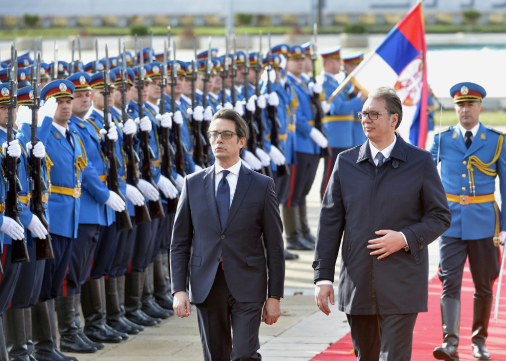 Aleksandar Vučić i Stevo Pendarovski