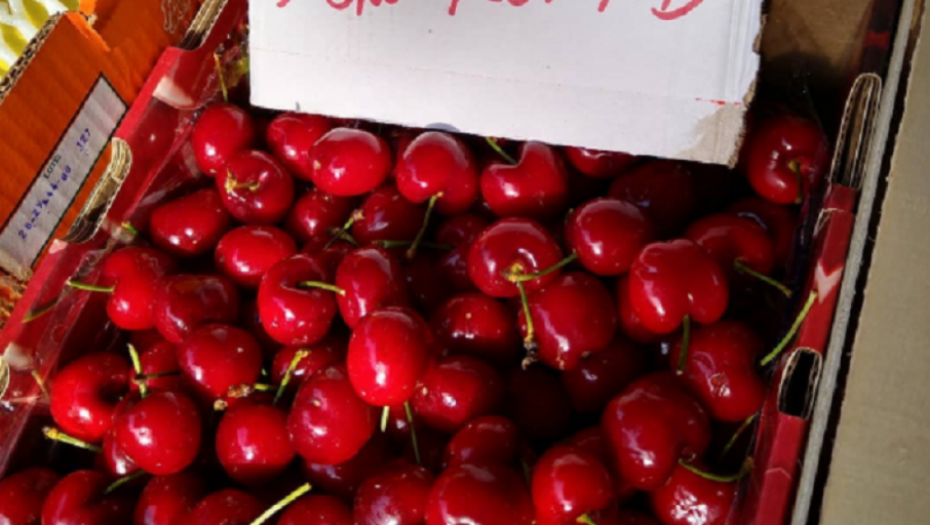 Trešnje na pijaci