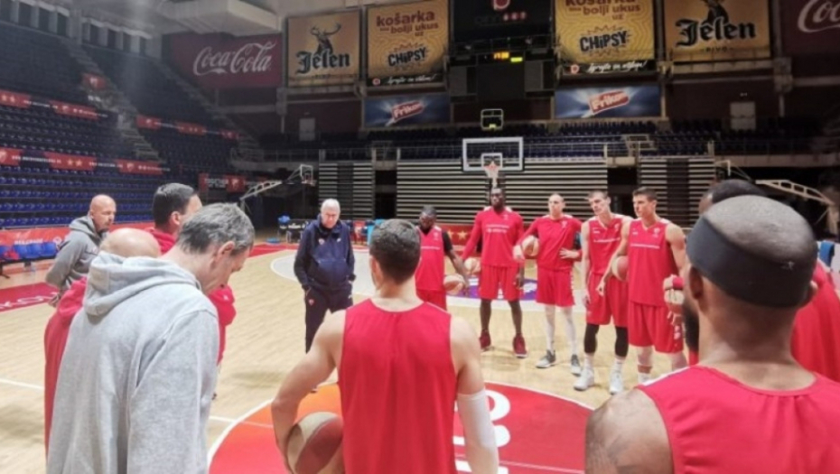 Šakota na treningu Crvene zvezde