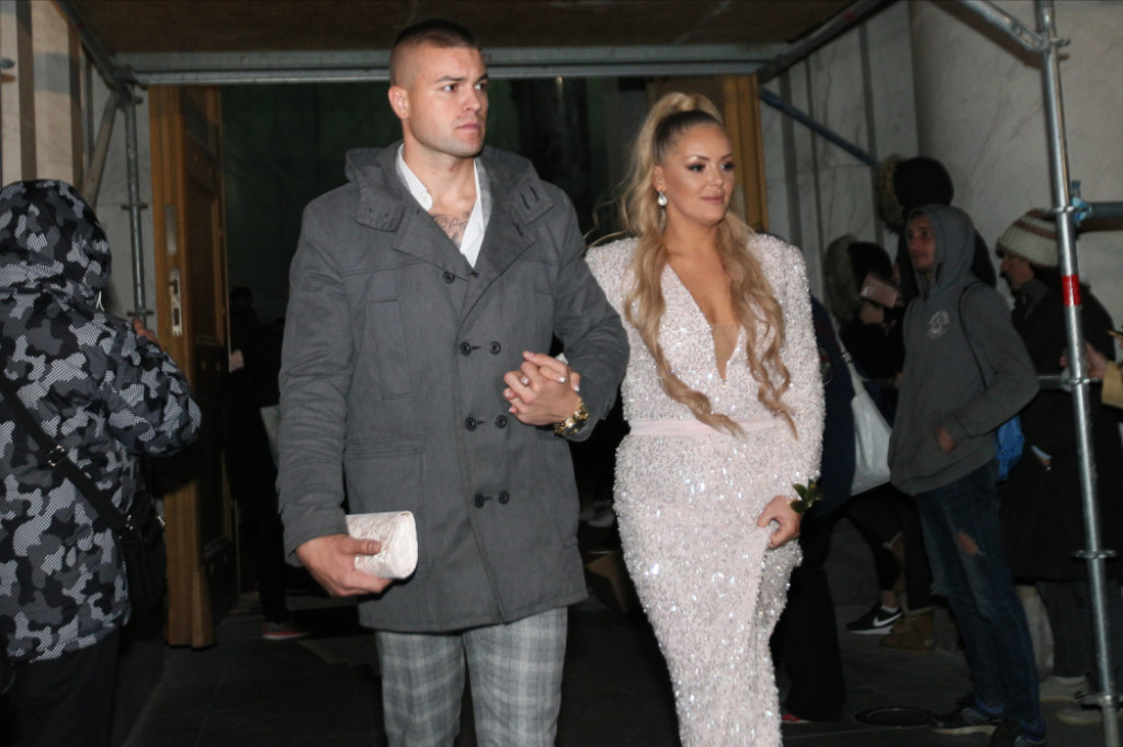 Veljko Ražnatović, Bogdana Rodić, svadba