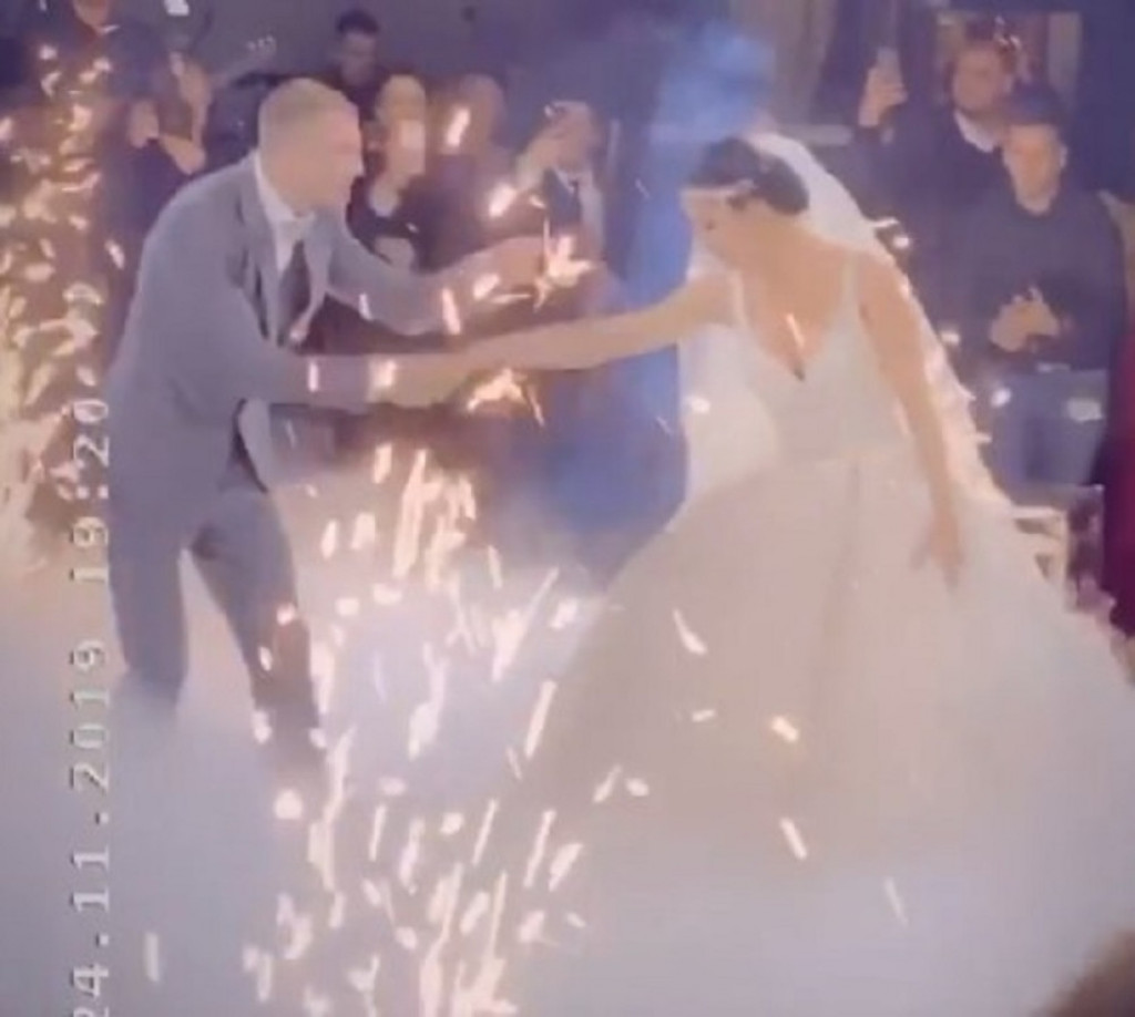 Veljko Ražnatović, Bogdana Rodić, svadba