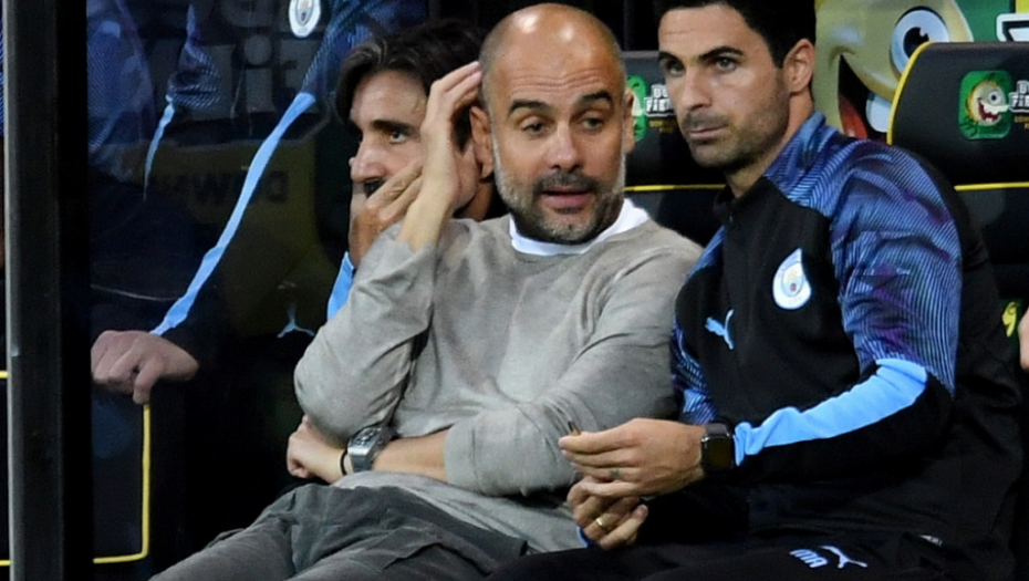 Pep Gvardiola, Mikel Arteta