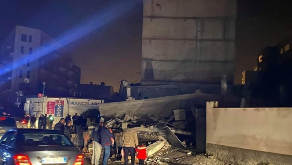 Albanija, zemljotres