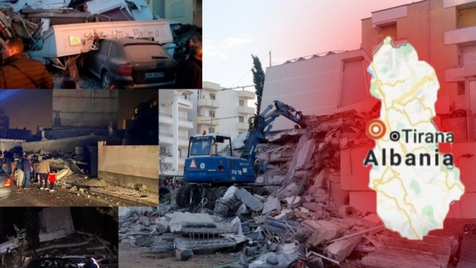 Albanija, zemljotres