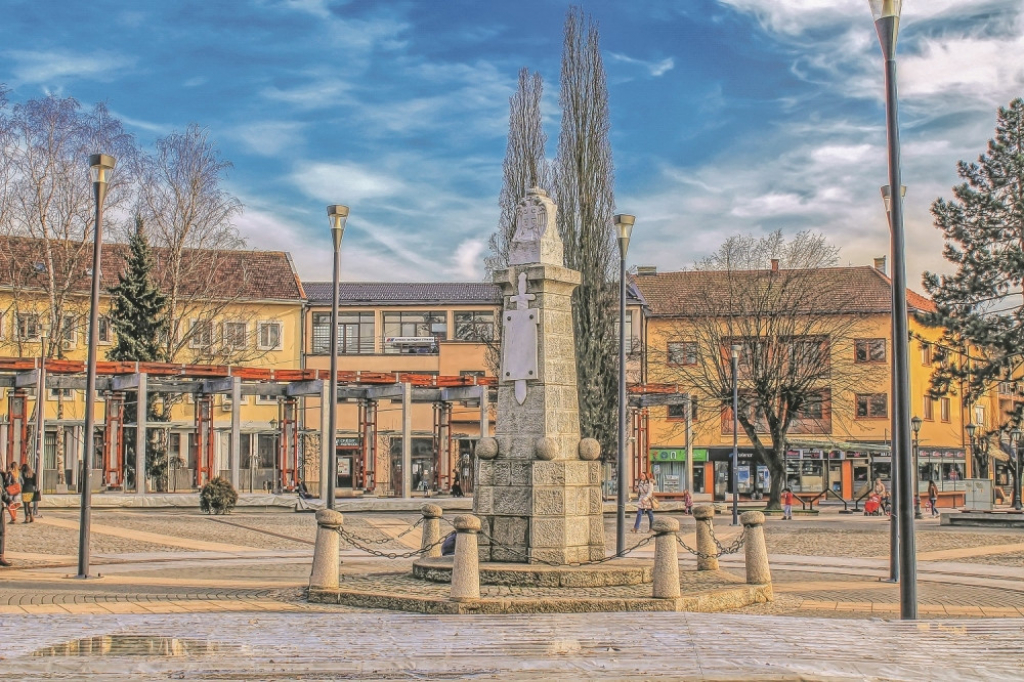 Centralni gradski trg u Požegi