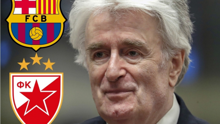 Crvena zvezda - Barselona - Radovan Karadžić