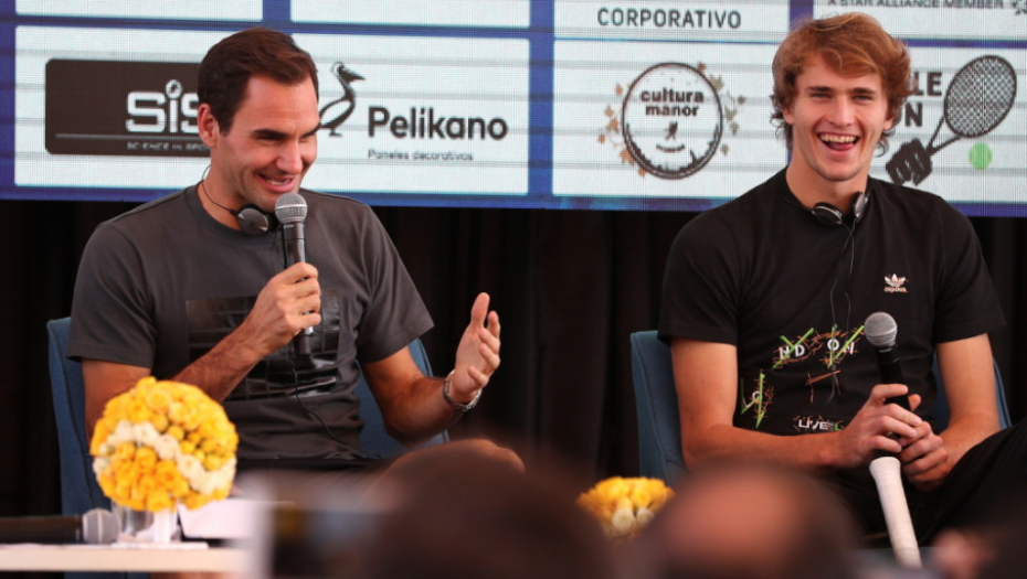 Rodžer Federer i Aleksandar Zverev