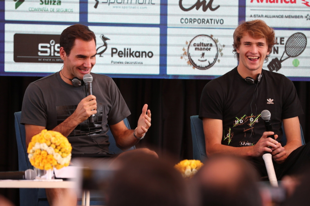 Rodžer Federer i Aleksandar Zverev