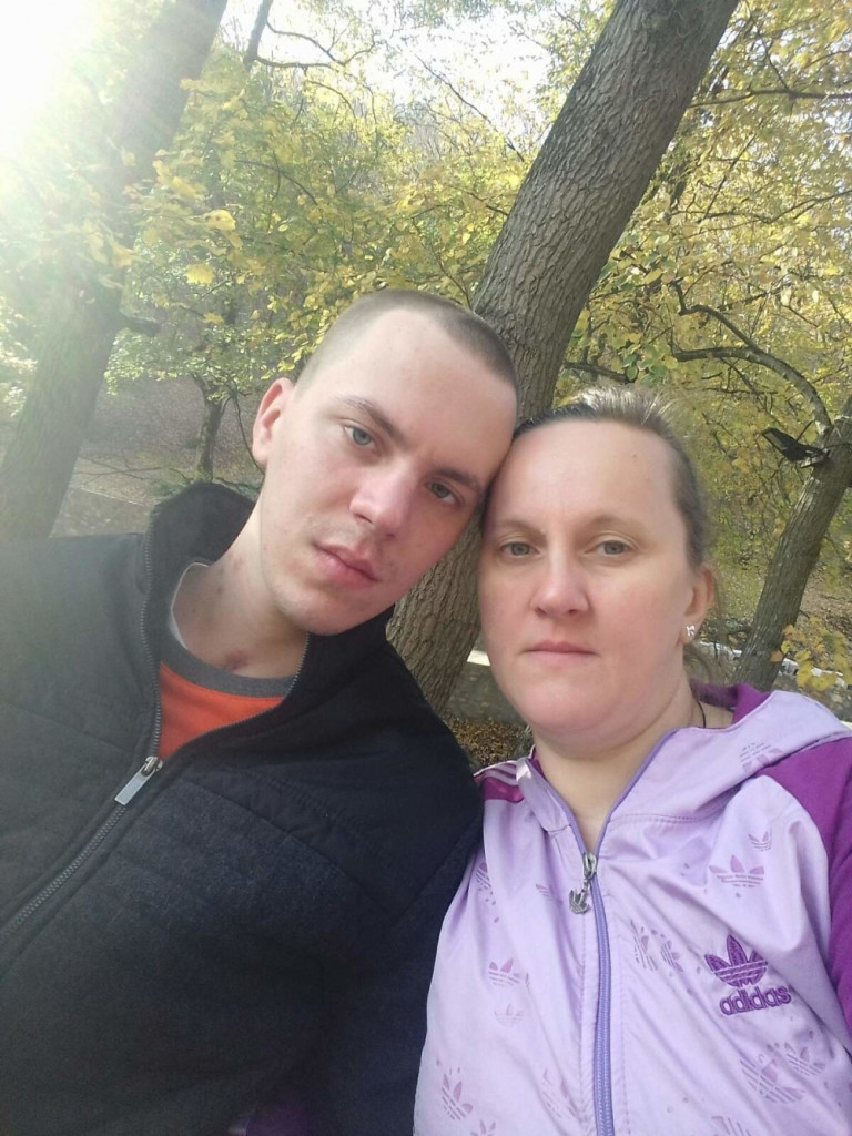 Viktor sa majkom Anom