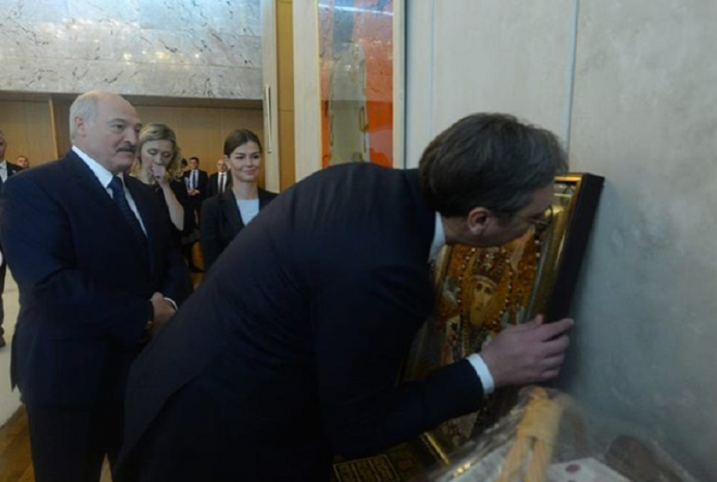 Aleksandar Vučić i Aleksandar Luka&scaron;enko