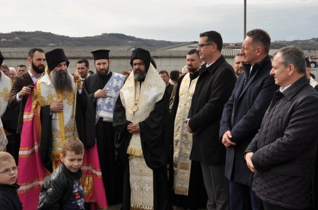 Liturgija na mestu budućeg hrama