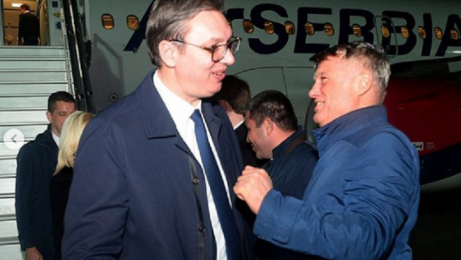 Aleksandar Vučić i Miroslav Lazanski