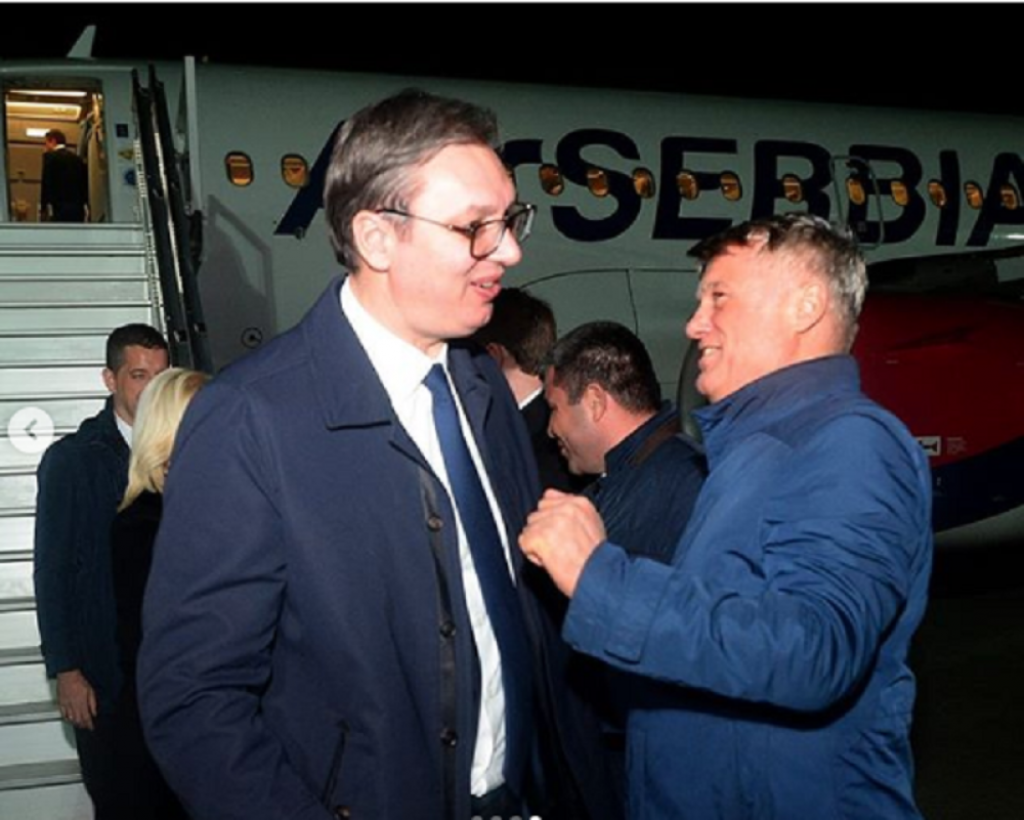 Aleksandar Vučić i Miroslav Lazanski