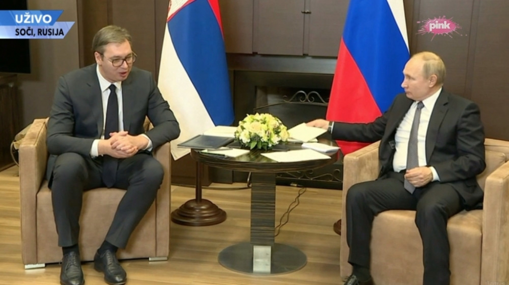 Aleksandar Vučić, Vladimir Putin