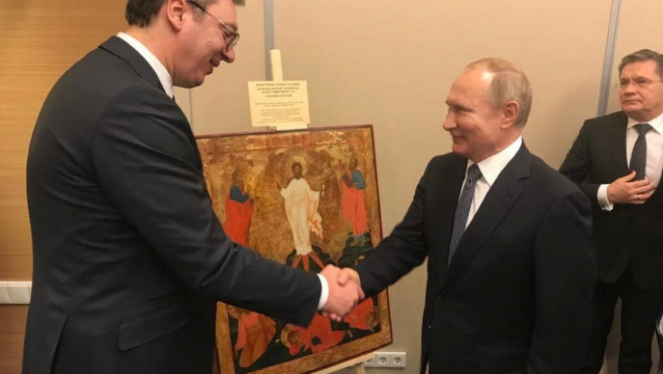 Aleksandar Vučić, Vladimir Putin