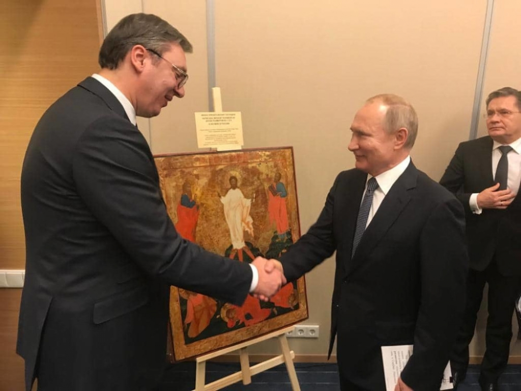 Aleksandar Vučić, Vladimir Putin