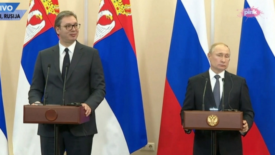 Aleksandar Vučić, Vladimir Putin