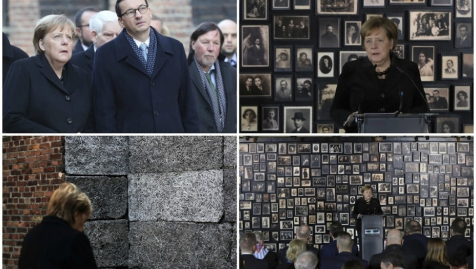 Angela Merkel u Aušvicu