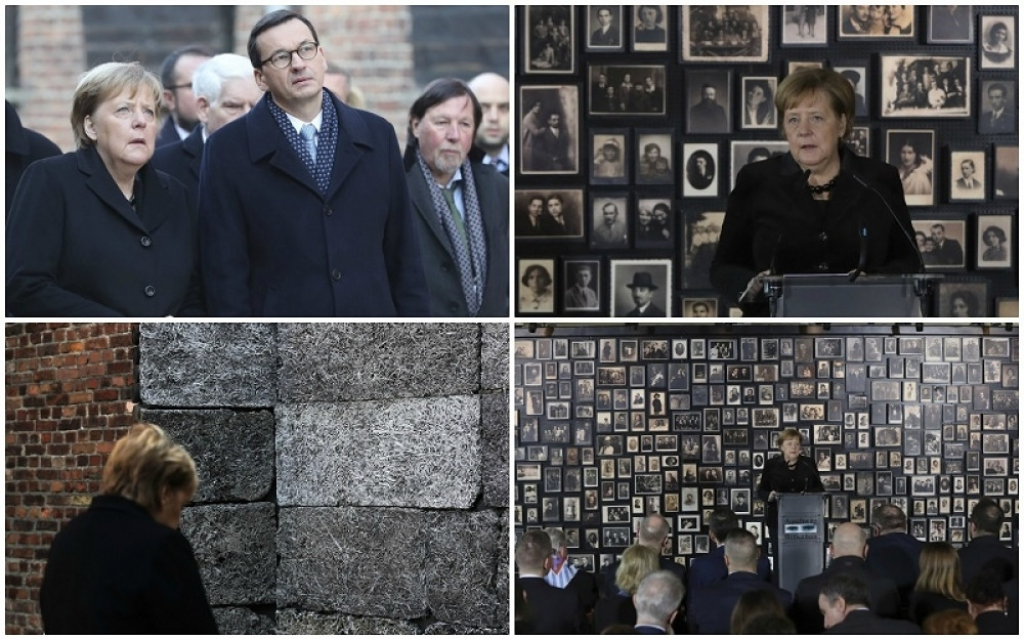 Angela Merkel u Aušvicu