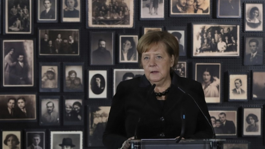 Angela Merkel u Aušvicu