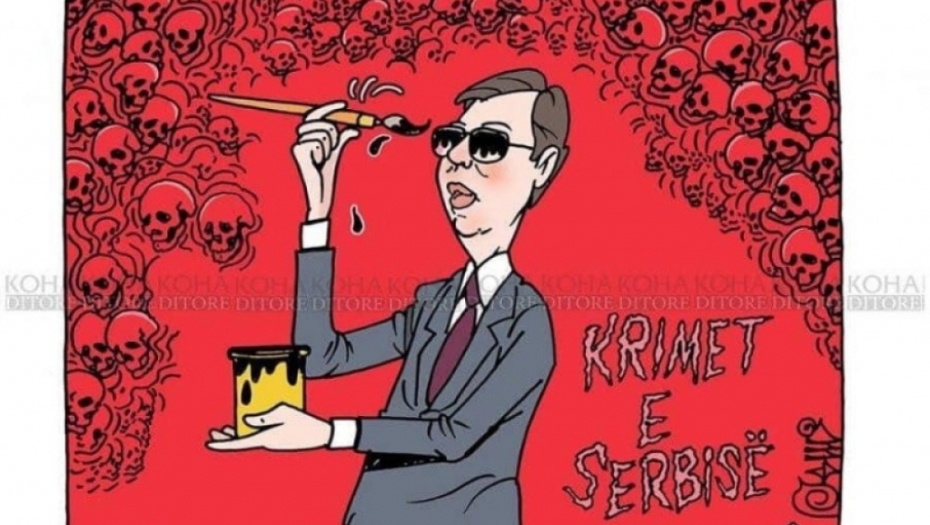 Karikatura Aleksandra Vučića