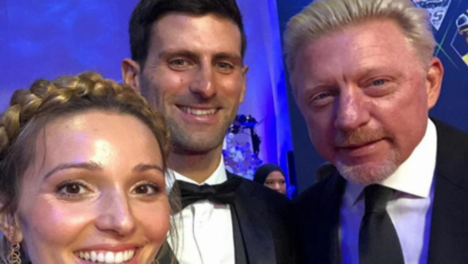 Novak i Jelena Đoković, Boris Beker