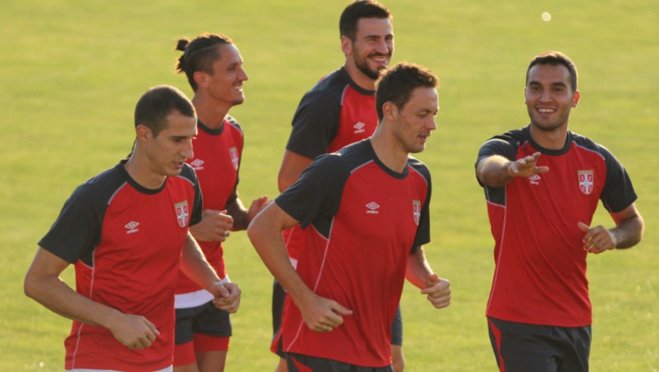 Ivan Obradović na treningu reprezentacije