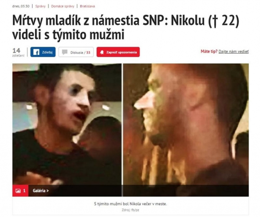 Ubistvo Srbina u Bratislavi