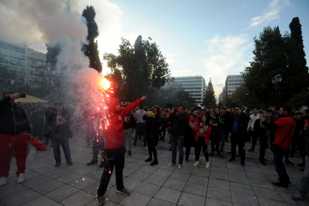 Navijači Zvezde i Olimpijakosa