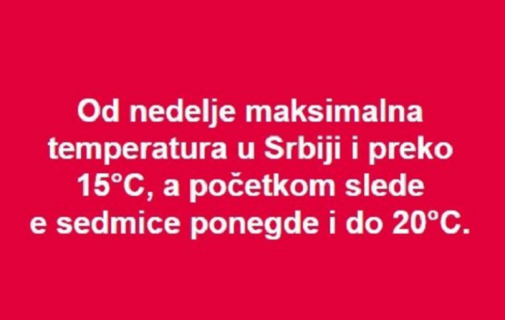 prognoza, toplo