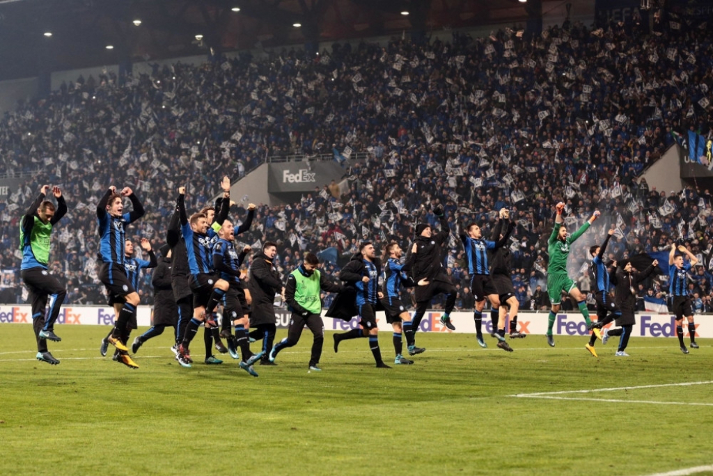 Igrači i navijači Atalante