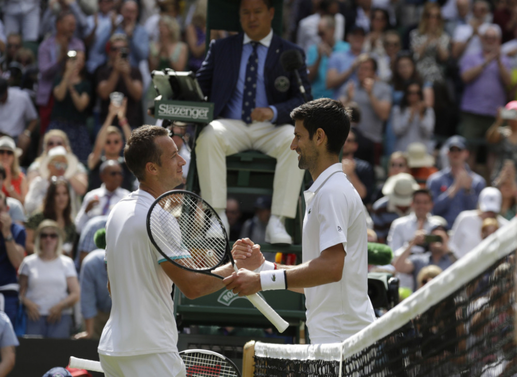 Filip Kolšrajber i Novak Đoković