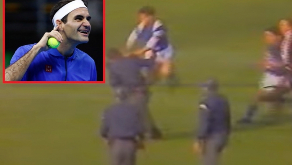 Zvonimir Boban i Rodžer Federer