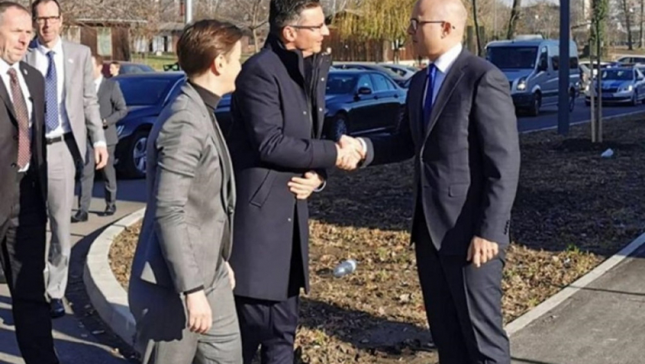 Miloš Vučević, Ana Brnabić, Marjan Šarec