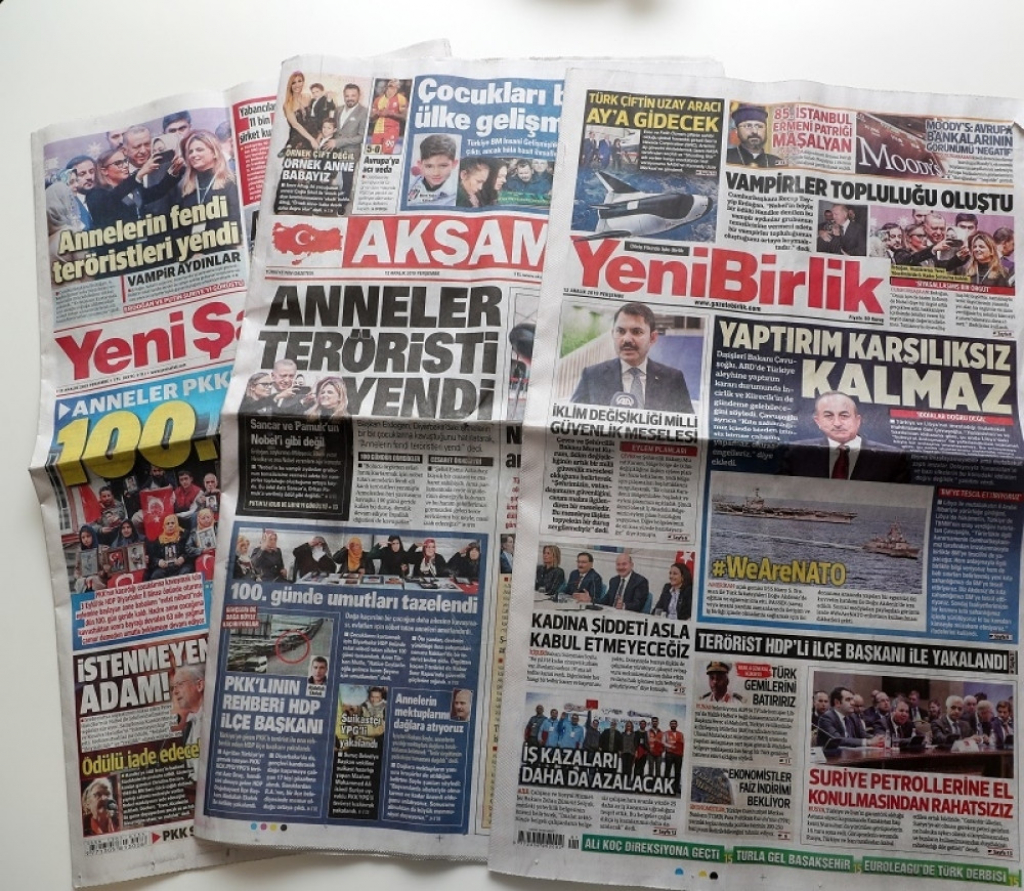 naslovna strana, turska