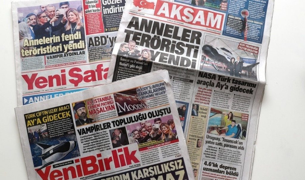 naslovna strana, turska