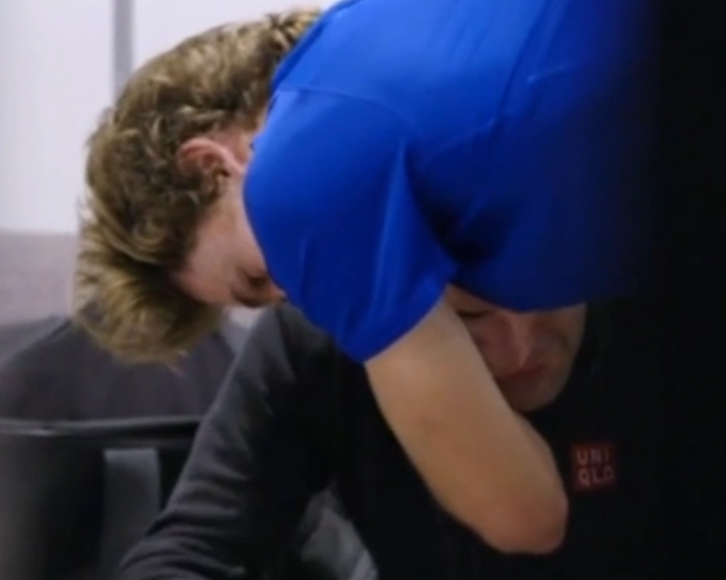 Federer plače, Zverev ga teši
