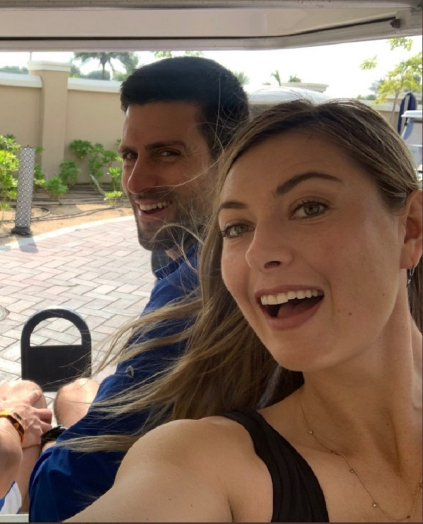 Marija Šarapova i Novak Đoković