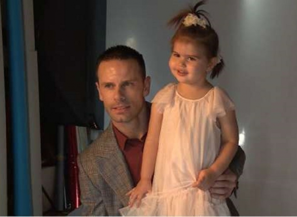 Bojan Ostojić sa ćerkom