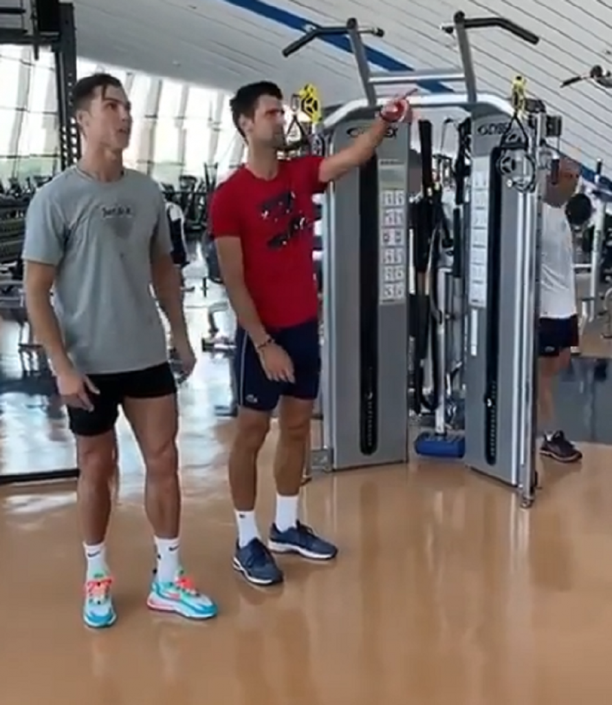 Novak Đoković i Kristijano Ronaldo