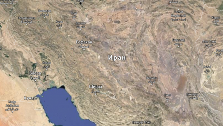 Iran, mapa